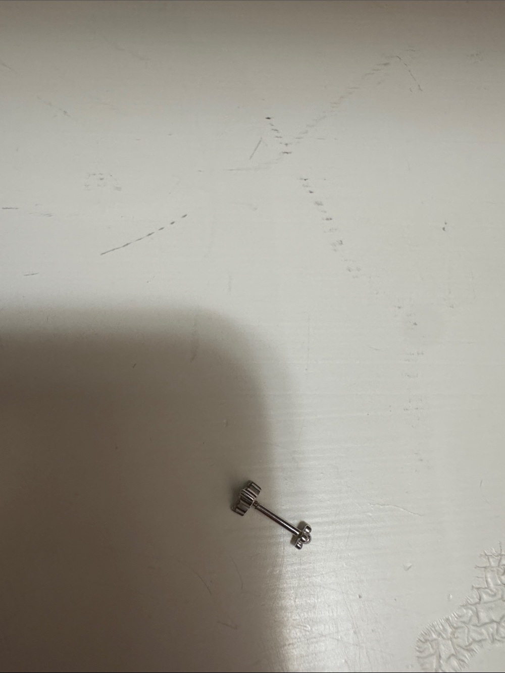 Maria Tash Diamond Trinity Stud Earring - Picture 7 of 7
